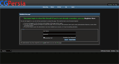 Desktop Screenshot of forum.cgpersia.com